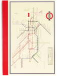 Rex London Jegyzetfüzet 60 old. A6 Heritage Tube Map - Rex London