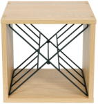 Compactor Natúr színű bortartó polcos állvány kőrisfa dekorral, palackok száma 12 36, 5x36x29 cm Macon - Compactor