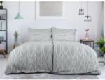 B. E. S Szürke egyszemélyes krepp ágyneműhuzat 140x200 cm Gray Stripes - B. E. S