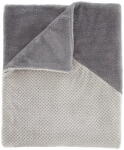 Catherine Lansfield Szürke mikroplüss takaró 130x170 cm Cosy Larsson Geo - Catherine Lansfield