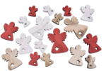 Ego dekor 18 db-os angyal alakú karácsonyi dísz készlet - Ego Dekor