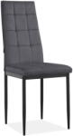 Støraa Antracitszürke bársony étkezőszék szett 2 db-os Becca - Støraa