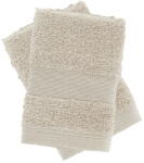 Catherine Lansfield Bézs frottír pamut törölköző szett 2 db-os 30x30 cm Anti-Bacterial - Catherine Lansfield