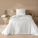 douceur d'intérieur Fehér egyszemélyes mikroszálas ágyneműhuzat 140x200 cm Heltie - douceur d'intérieur