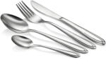 Tescoma Ezüstszínű rozsdamentes acél evőeszköz készlet 24 db-os Scarlett - Tescoma