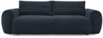 Bobochic Sötétkék kordbársony kinyitható kanapé 257 cm Lucien - Bobochic Paris