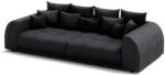 ROPEZ Fekete kordbársony kanapé 310 cm Vanessa - Ropez