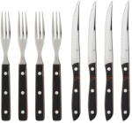 Gense Fekete-ezüstszínű rozsdamentes acél evőeszköz készlet 8 db-os Old Farmer Classic - Gense