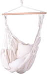 Garden Pleasure Krémszínű párnázott kerti függőfotel Tobago - Garden Pleasure