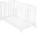 Roba Fehér összecsukható gurulós babaágy 60x120 cm Fold up - Roba