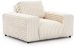 Ropez Krémszínű kordbársony fotel Justin - Ropez