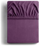 Restilo Lila gumis jersey lepedő 220x200 cm Amber - Restilo