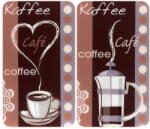 Maximex Edzett üveg tűzhely fedőlap szett 2 db-os 30x52 cm Coffee - Maximex
