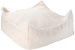 Wigiwama Krémszínű buklé gyerek babzsákfotel Square - Wigiwama