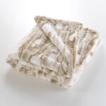 douceur d'intérieur Bézs műszőrme takaró 180x220 cm Cheyenne - douceur d'intérieur