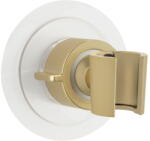 Wenko Aranyszínű öntapadós műanyag zuhanyfej tartó Libertà - Wenko