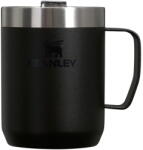 STANLEY Fekete rozsdamentes acél termobögre 230 ml Stay-Hot Camp Mug Black - Stanley