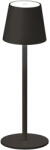 Fischer & Honsel Fekete LED szabályozható-mozgásérzékelős asztali lámpa fém búrával (magasság 38 cm) Tropea - Fischer & Honsel