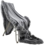 Native Natural Gyapjú-szőrme takaró 140x180 cm - Native Natural