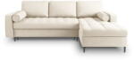 Milo Casa Santo világosbézs kinyitható sarokkanapé, jobb oldali - Milo Casa