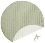 Lorena Canals Zöld-krémszínű játszószőnyeg Bamboo Leaf - Lorena Canals