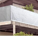Garden Pleasure Fehér műanyag belátásgátló erkélyre 300x90 cm - Garden Pleasure