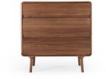 GAZZDA Barna diófa komód 90x90x45 cm Fawn - Gazzda