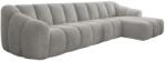 Miuform Világosszürke sarokkanapé (jobb oldali-heverő résszel) Shell - Miuform
