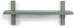 Spinder Design Szürkészöld fém fali polc 60 cm Hola - Spinder Design