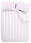 Sassy B Fehér-rózsaszín kétszemélyes ágyneműhuzat 200x200 cm Stripe Tease - Sassy B