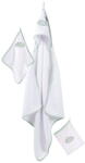 Roba Fehér pamut kapucnis gyerek törölköző 80x80 cm Happy Cloud - Roba