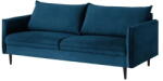 ROPEZ Sötétkék bársony kanapé 203 cm Juli - Ropez
