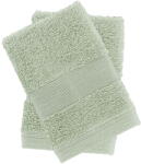 Catherine Lansfield Zöld frottír pamut törölköző szett 2 db-os 30x30 cm Anti-Bacterial - Catherine Lansfield