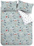 Bianca Egyszemélyes flanel ágyneműhuzat 135x200 cm Winter Scene - Bianca