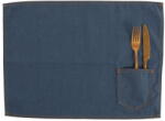 Tiseco Home Studio Textil tányéralátét 45x33 cm Indigo - Tiseco Home Studio
