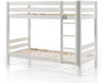 VIPACK Fehér emeletes gyerekágy 90x200 cm Pino - Vipack