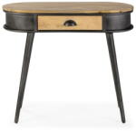 MOME Fekete-natúr színű konzolasztal 38x90 cm Delhi - MOME