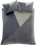 Catherine Lansfield Szürke kétszemélyes fleece ágyneműhuzat 200x200 cm Cosy Larsson Geo - Catherine Lansfield