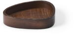 LIND DNA Barna dekoratív fa tárolódoboz 14x12, 5x3 cm Curve S - LIND DNA