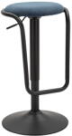 Mauro Ferretti Petróleum színű-fekete kárpitozott állítható magasságú bárszék (ülésmagasság 61 cm) Destiny - Mauro Ferretti
