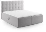 Cosmopolitan Design Világosszürke boxspring ágy tárolóhellyel 160x200 cm Bali - Cosmopolitan Design