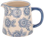 Sass & Belle Kék-bézs agyagkerámia tejkiöntő 200 ml Blue Willow - Sass & Belle