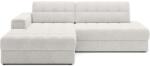 Eltap Krémszínű buklé kinyitható sarokkanapé (bal oldali-heverő résszel) Blezalt - ELTAP