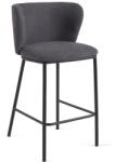 Kave Home Sötétszürke bárszék (ülésmagasság 65 cm) Ciselia - Kave Home