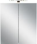 Germania Krémszínű fali tükrös fürdőszoba szekrény 60x71 cm Arcena - Germania