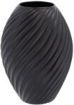 Morsø River fekete porcelán váza, magasság 26 cm - Morsø