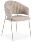 Marckeric Bézs kárpitozott karfás étkezőfotel szett 2 db-os Leticia - Marckeric