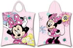 Jerry Fabrics Rózsaszín frottír gyerek fürdőköpeny Minnie - Jerry Fabrics