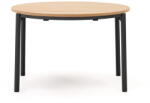 Kave Home Kerek bővíthető étkezőasztal tölgyfa dekorral ø 120 cm Montuiri - Kave Home - bonami - 294 392 Ft