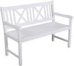 Garden Pleasure Fehér tömörfa kerti pad Malmö - Garden Pleasure - bonami - 104 238 Ft